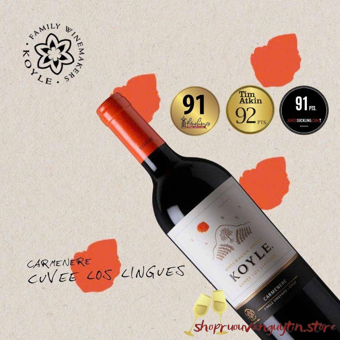 Rượu Vang Chile Koyle Cuvee Los Lingues Carmenere