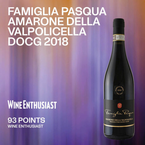 Rượu Vang Ý Pasqua Famiglia Amarone Della Valpolicella DOCG - Hình ảnh 2