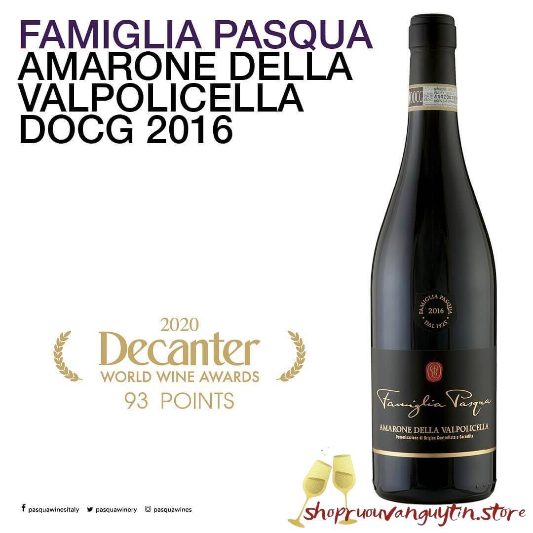 Rượu Vang Ý Pasqua Famiglia Amarone Della Valpolicella DOCG