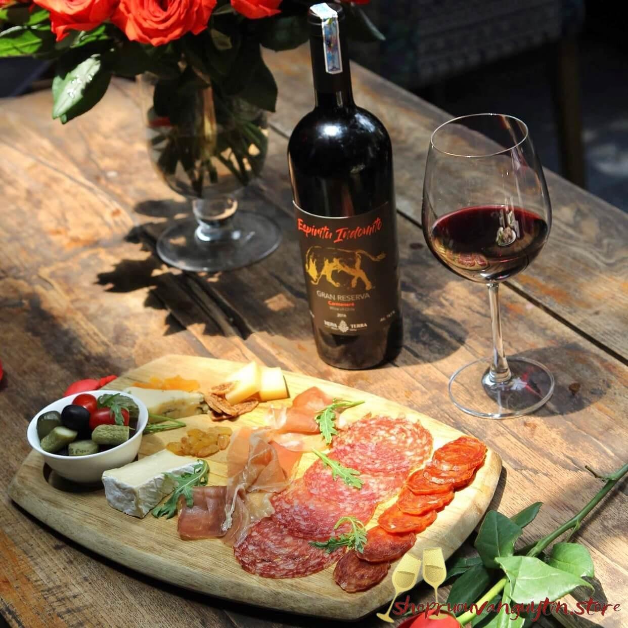 Espiritu Indomito Carmenere Gran Reserva (Bò đen)
