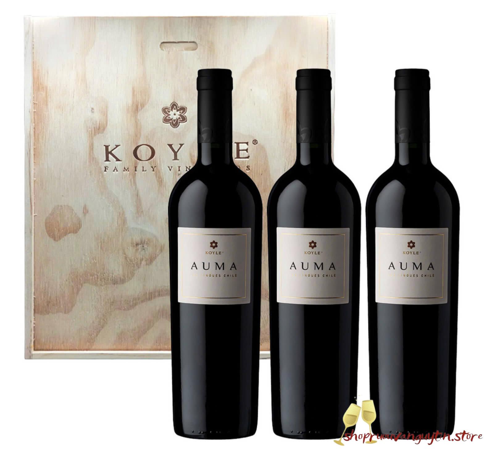rượu vang Chile Koyle Auma