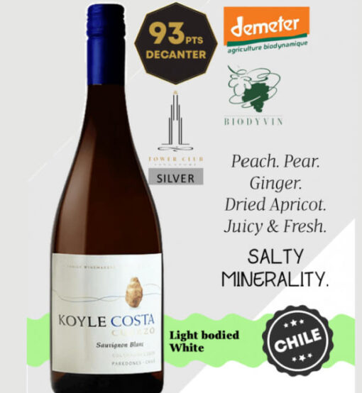 Rượu Vang Chile Koyle Costa Cuarzo Sauvignon Blanc