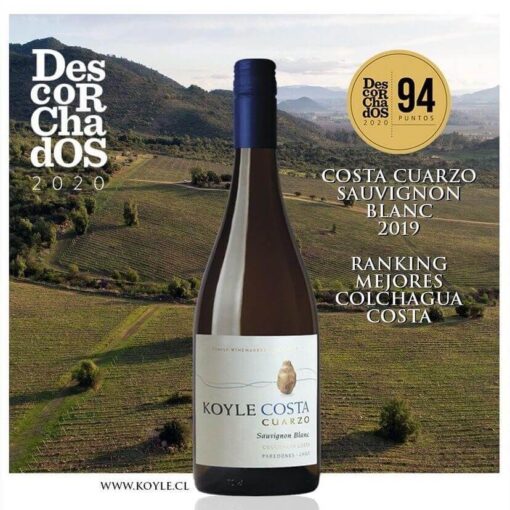 Rượu Vang Chile Koyle Costa Cuarzo Sauvignon Blanc - Hình ảnh 2