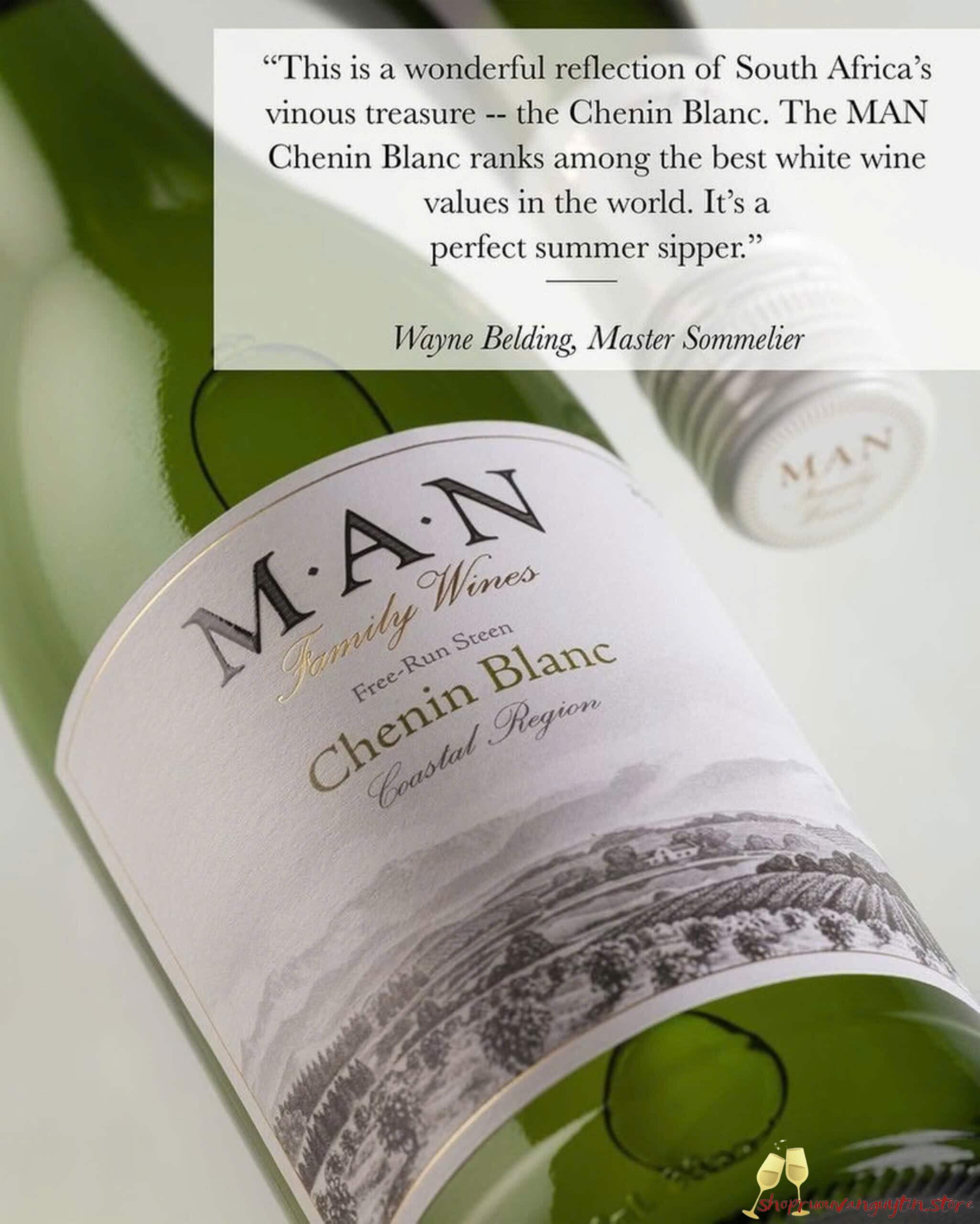 Rượu Vang Trắng MAN Family Wine Chenin Blanc - Hình ảnh 2