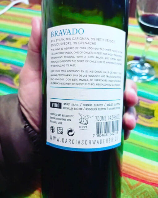 Rượu Vang Chile P.S. Garcia Bravado Blend - Hình ảnh 6