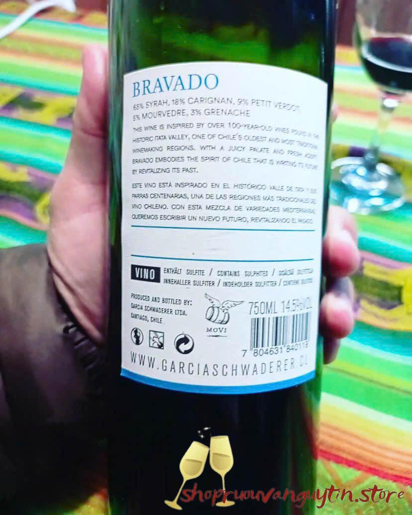 Rượu Vang Chile P.S. Garcia Bravado Blend - Hình ảnh 6