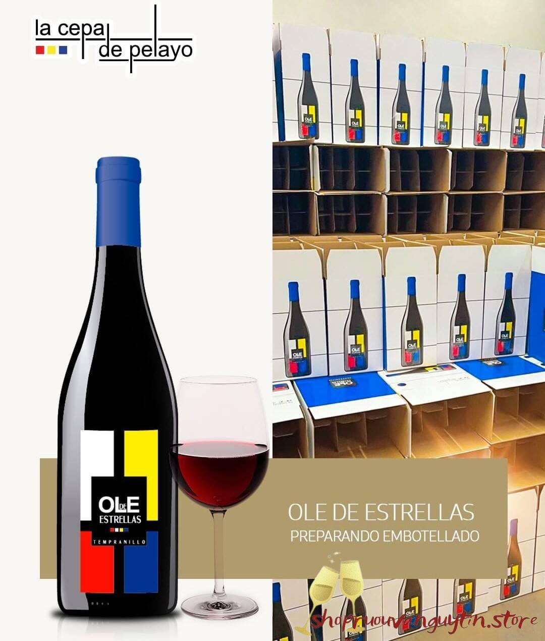 Rượu Vang Đỏ Ole De Estrellas Tempranillo