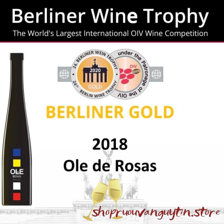 Rượu Vang Ngọt Ole De Rosas Macabeo