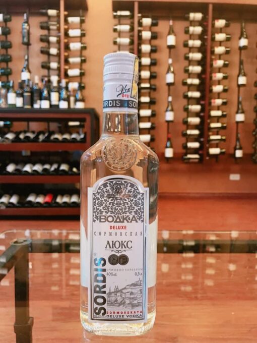 vodka sordis deluxe; vodka phượng hoàng bạc