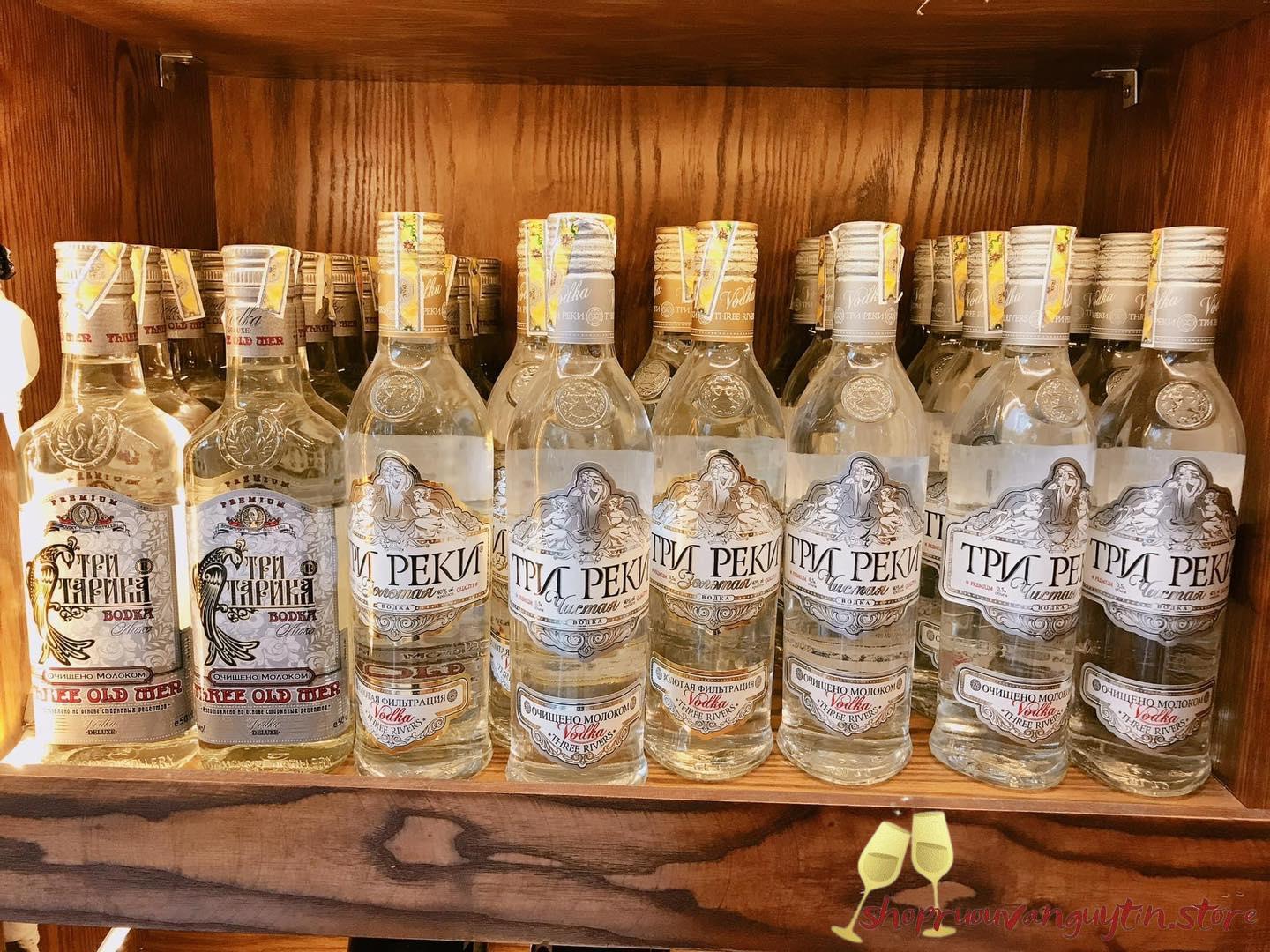 Vodka Sordis Three Rivers; vodka phượng hoàng trắng; vodka phượng hoàng vàng