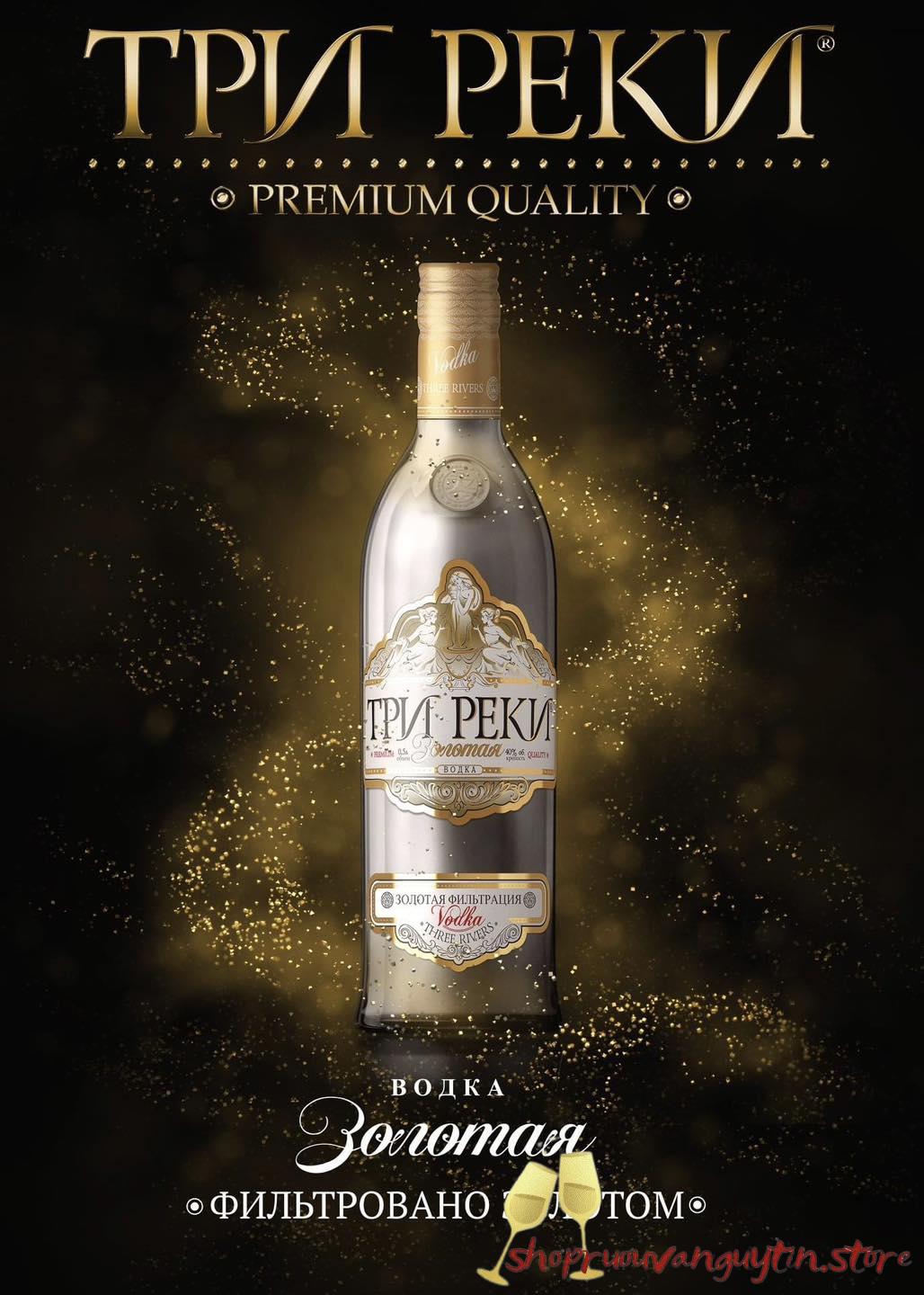 Vodka Sordis Three Rivers; vodka phượng hoàng trắng; vodka phượng hoàng vàng