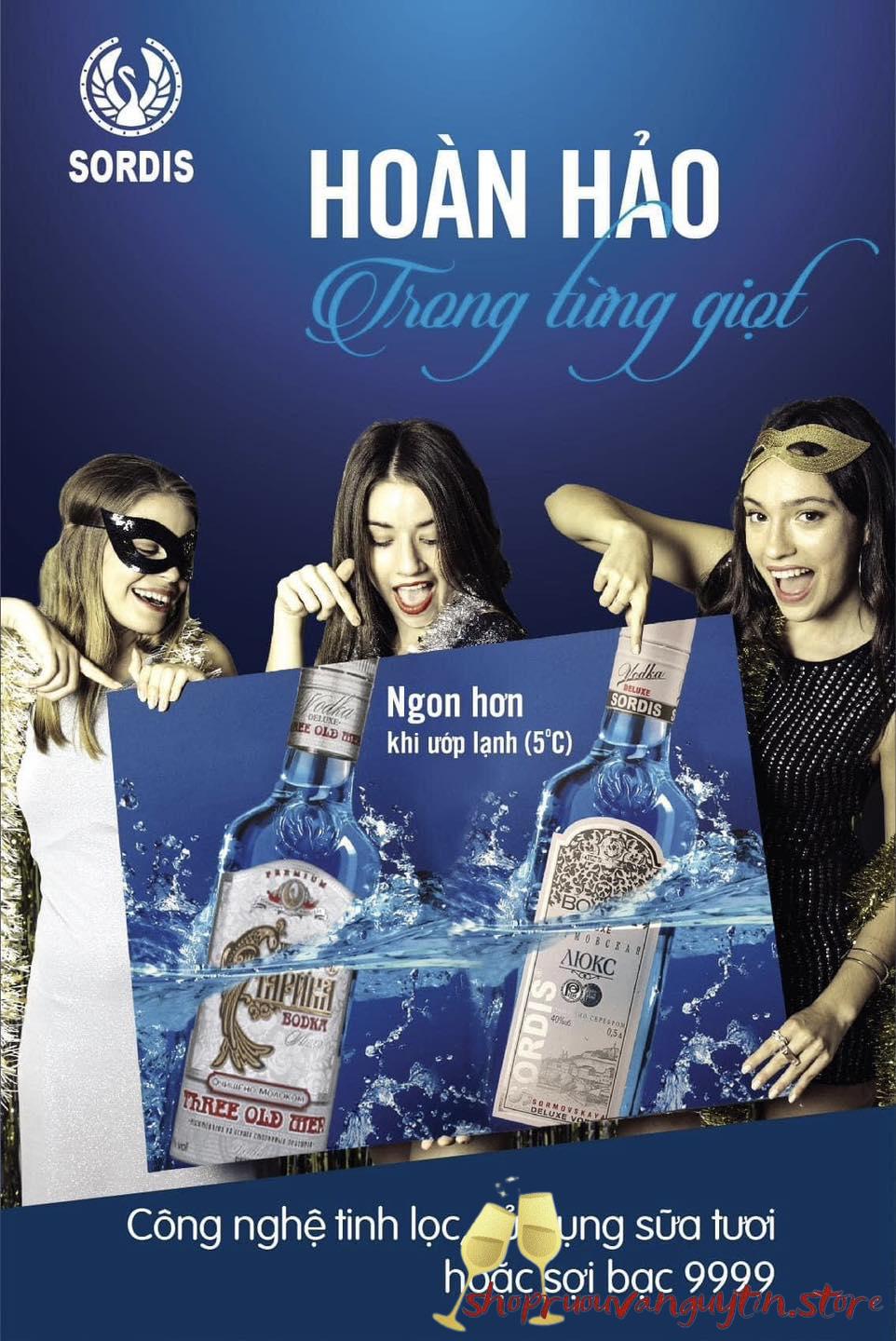 Vodka Sordis Three Old Man; Vodka Sordis Deluxe