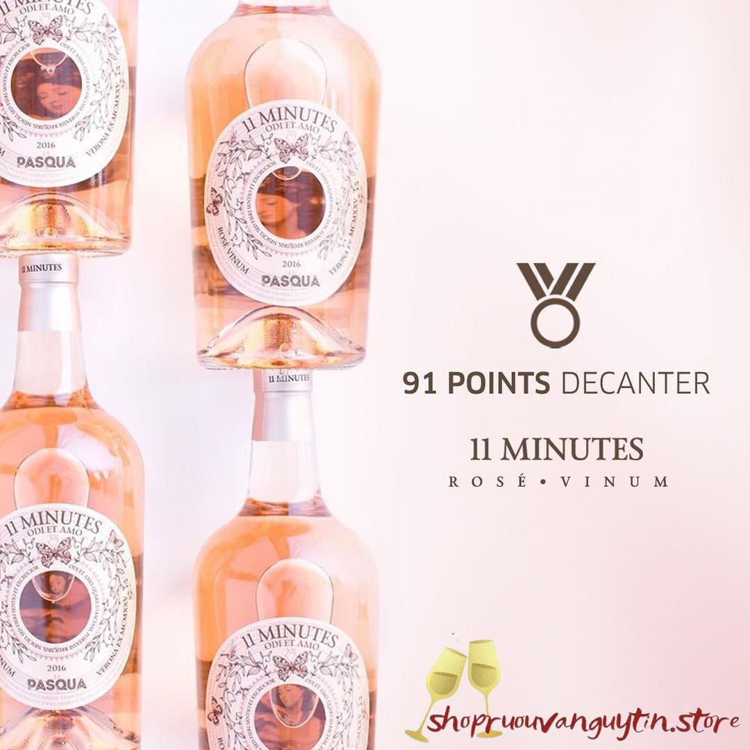 Rượu vang hồng Pasqua rose 11 minutes