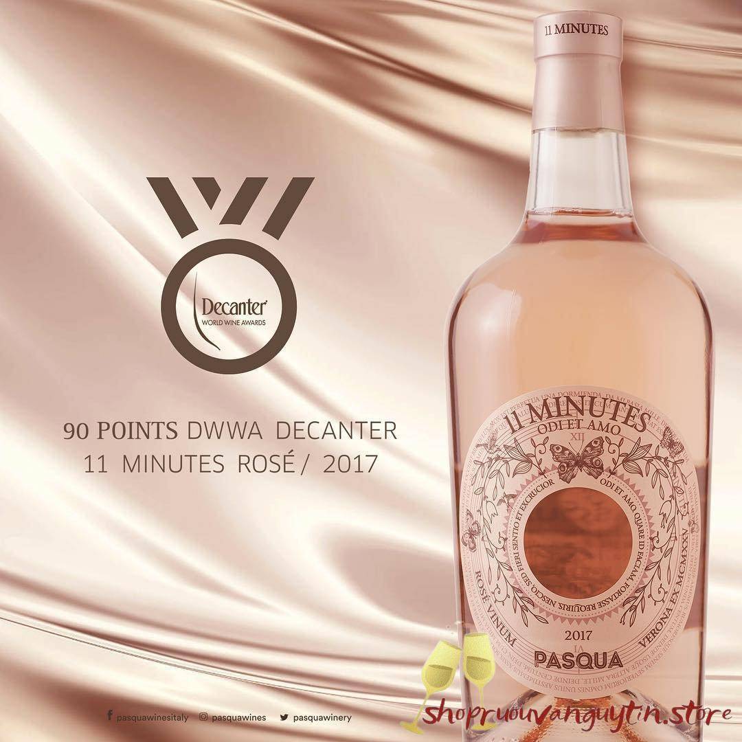 Rượu vang hồng Pasqua rose 11 minutes