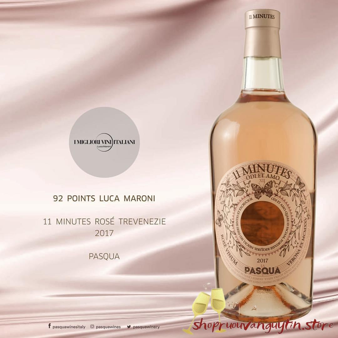 Rượu vang hồng Pasqua rose 11 minutes
