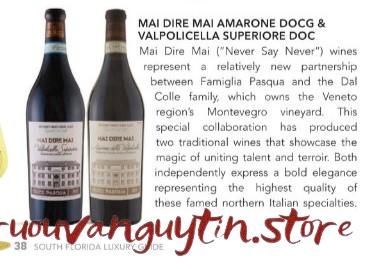 Rượu vang Ý Pasqua Mai Dire Mai Valpolicella Superiore 2015 DOC