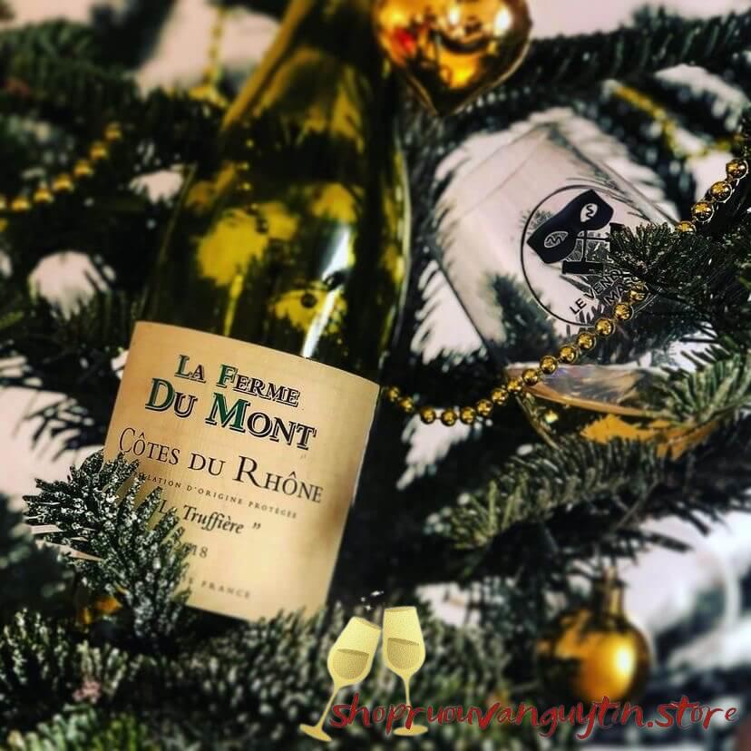 Rượu Vang Trắng La Ferme du Mont – Côtes Du Rhône – La Truffiere - Hình ảnh 4