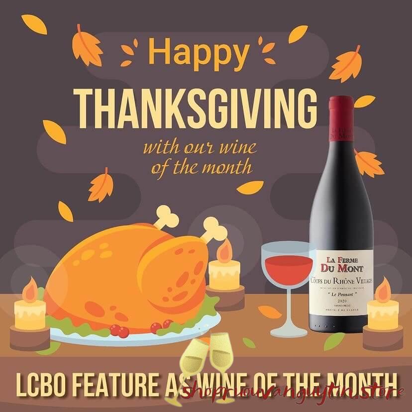 rượu vang Pháp La Ferme Du Mont – Côtes du Rhône Villages Le Ponnant