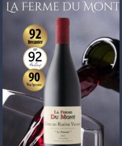 rượu vang Pháp La Ferme Du Mont – Côtes du Rhône Villages Le Ponnant