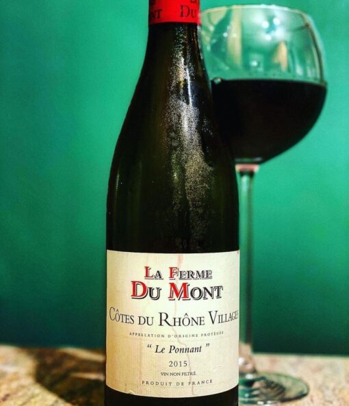 rượu vang Pháp La Ferme Du Mont – Côtes du Rhône Villages Le Ponnant