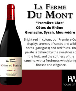 rượu vang Pháp La Ferme Du Mont – Côtes du Rhône – Première Côte 2020