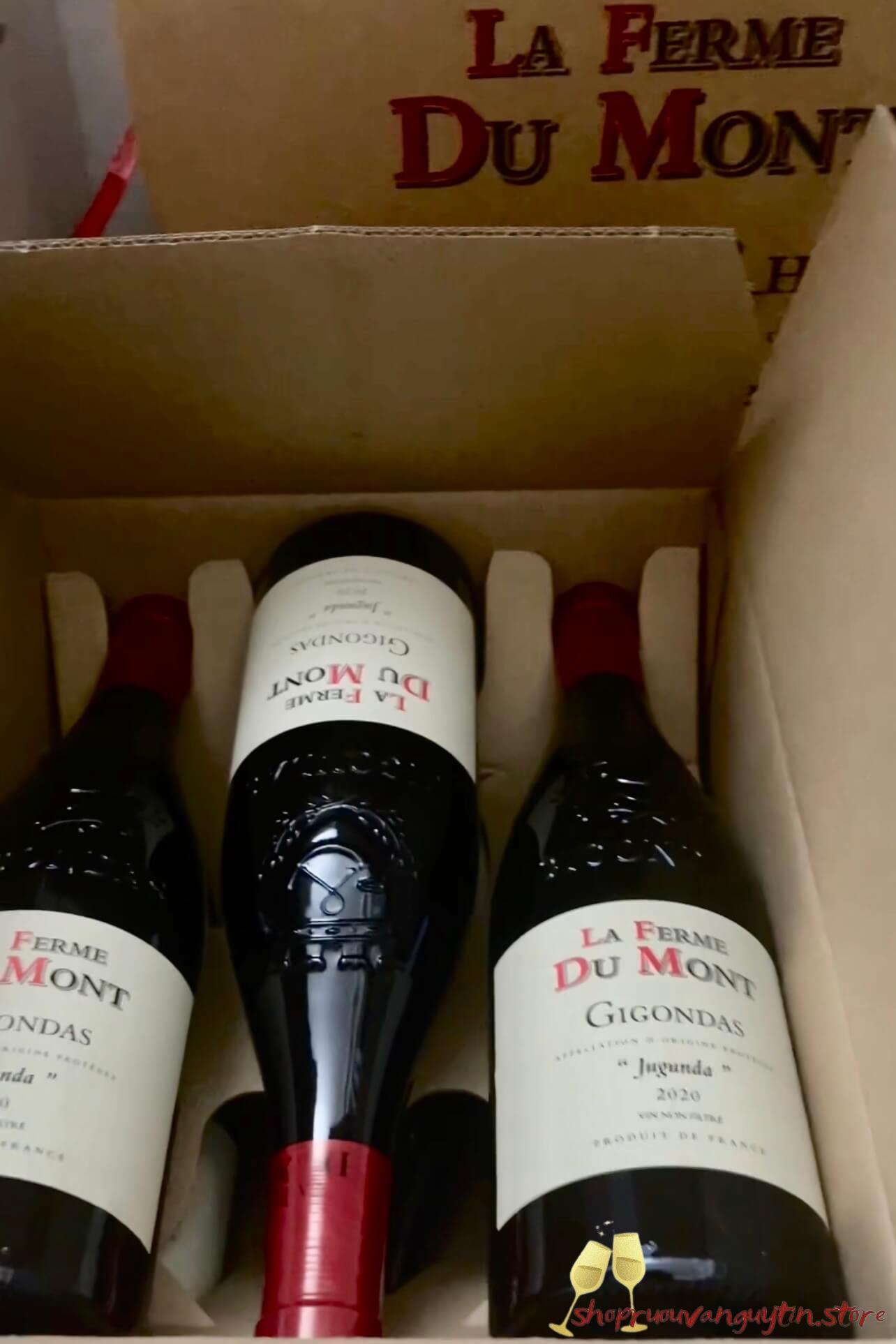 rượu vang Pháp La Ferme du Mont – Gigondas – Jugunda