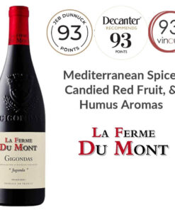 rượu vang Pháp La Ferme du Mont – Gigondas – Jugunda