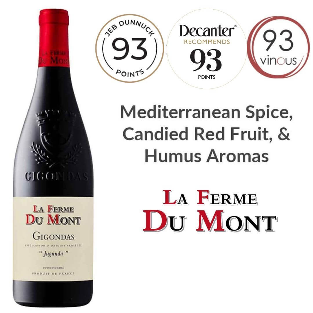 rượu vang Pháp La Ferme du Mont – Gigondas – Jugunda