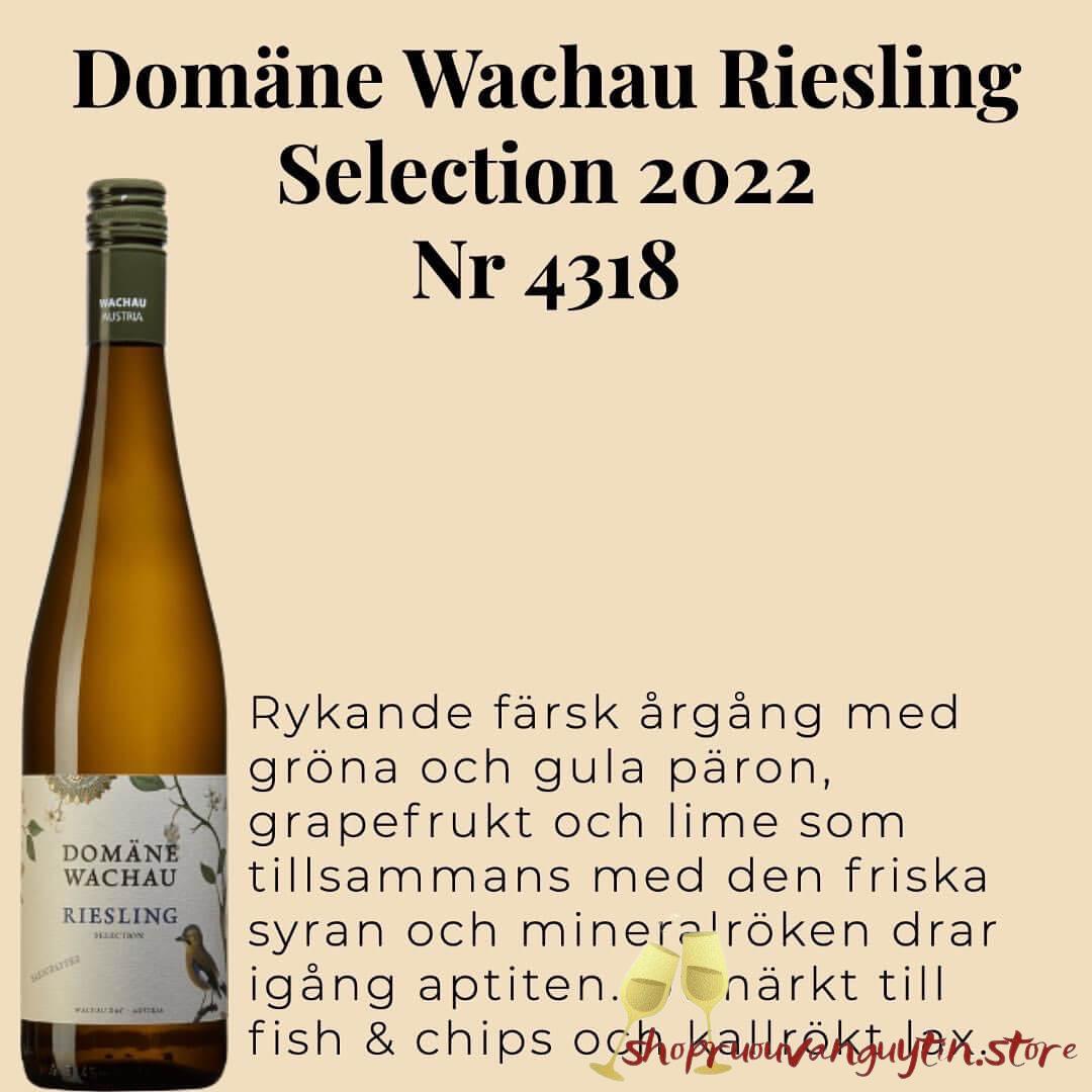 Rượu Vang Áo DOMANE WACHAU GRÜNER VELTLINER SELECTION 2022