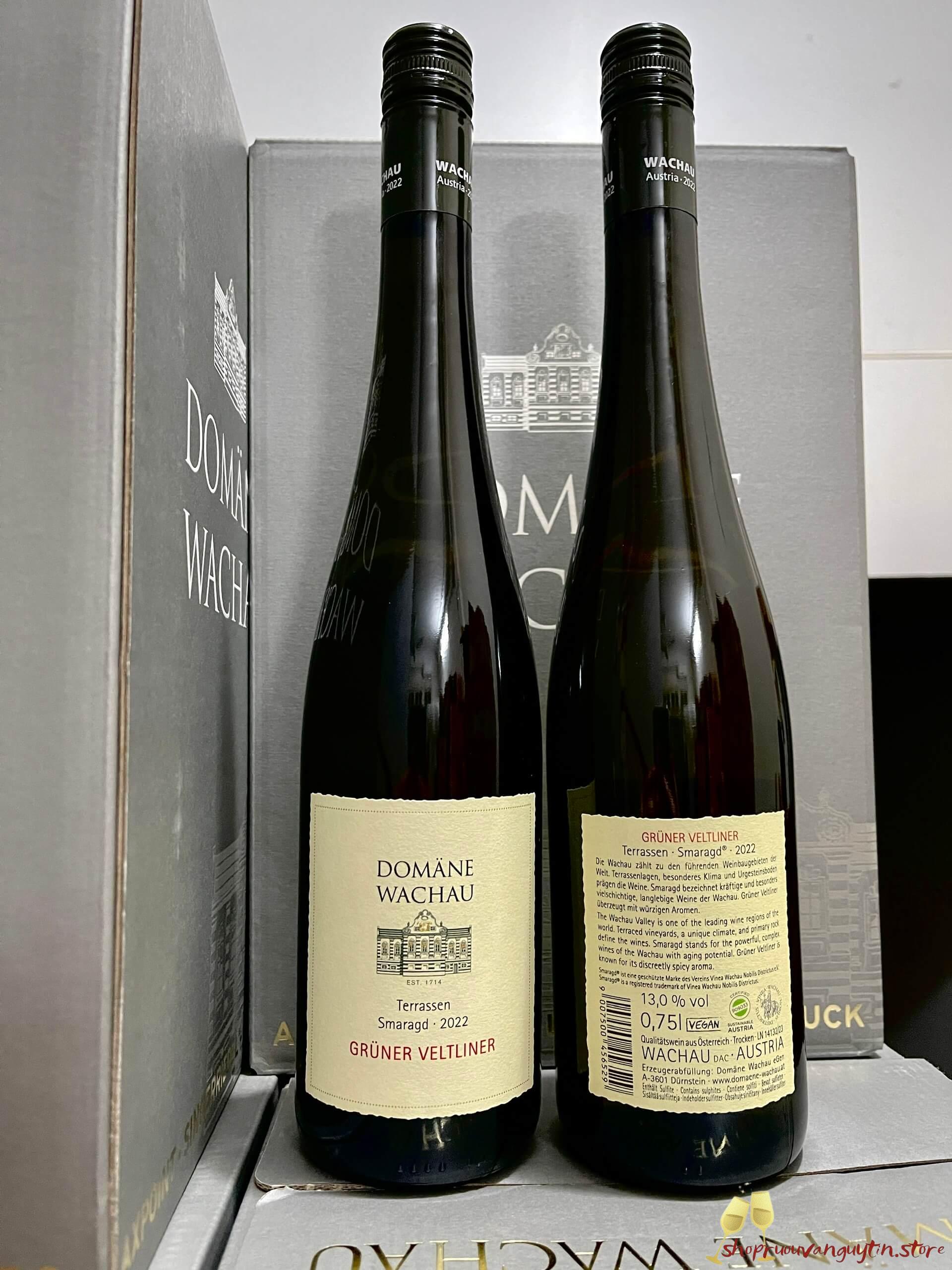 Rượu Vang Áo Wachau Grüner Veltliner Smaragd Terrassen 2022