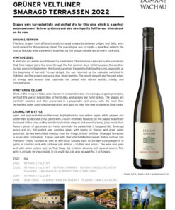 Rượu Vang Áo Wachau Grüner Veltliner Smaragd Terrassen 2022