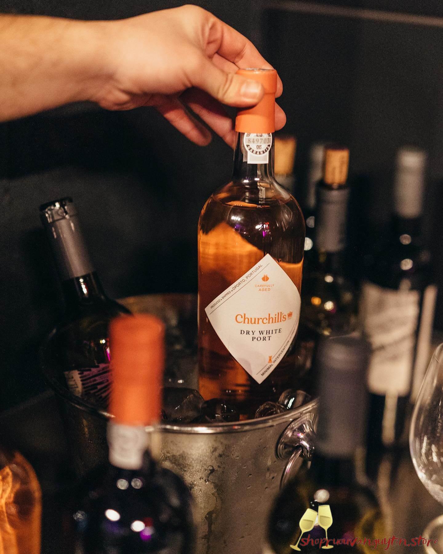 Rượu Vang Port Churchill’s Dry White Port