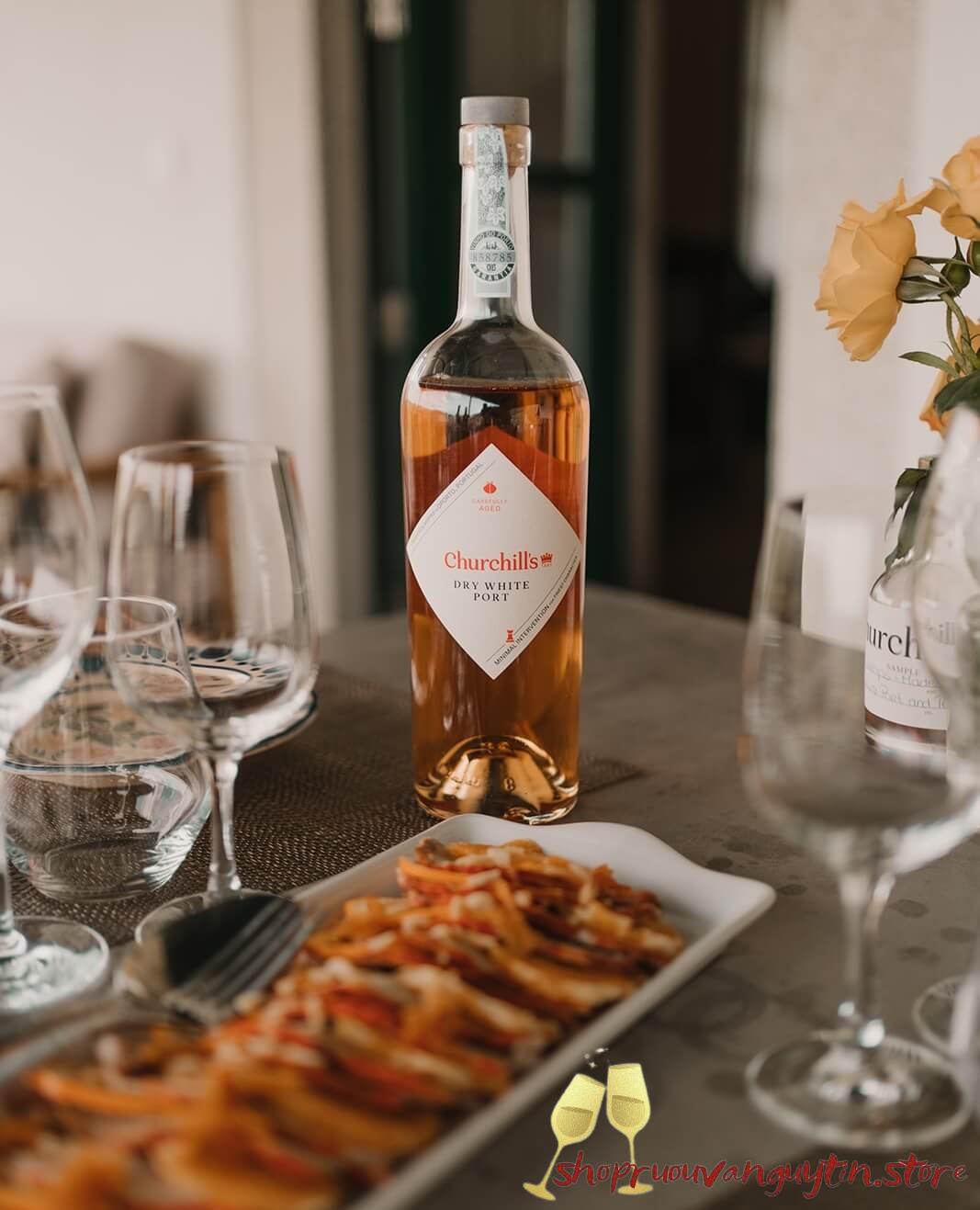 Rượu Vang Port Churchill’s Dry White Port