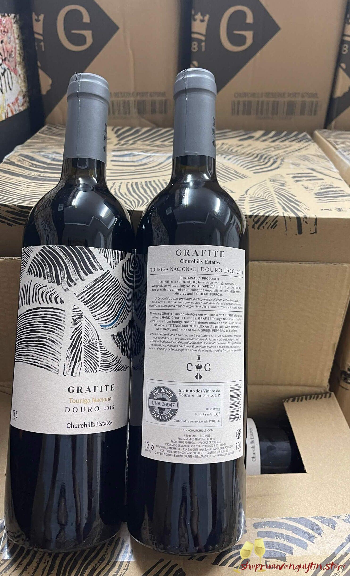 Rượu Vang Đỏ Churchill’s Estates Grafite Touriga Nacional - 2015