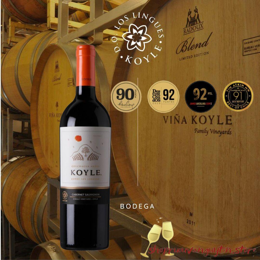 Rượu Vang Chile Koyle Cuvee Los Lingues Cabernet Sauvignon - Hình ảnh 2