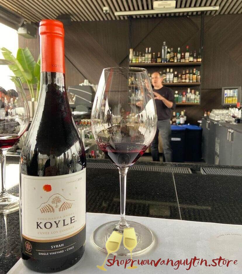 Rượu Vang Chile Koyle Cuvee Los Lingues Syrah - Hình ảnh 2