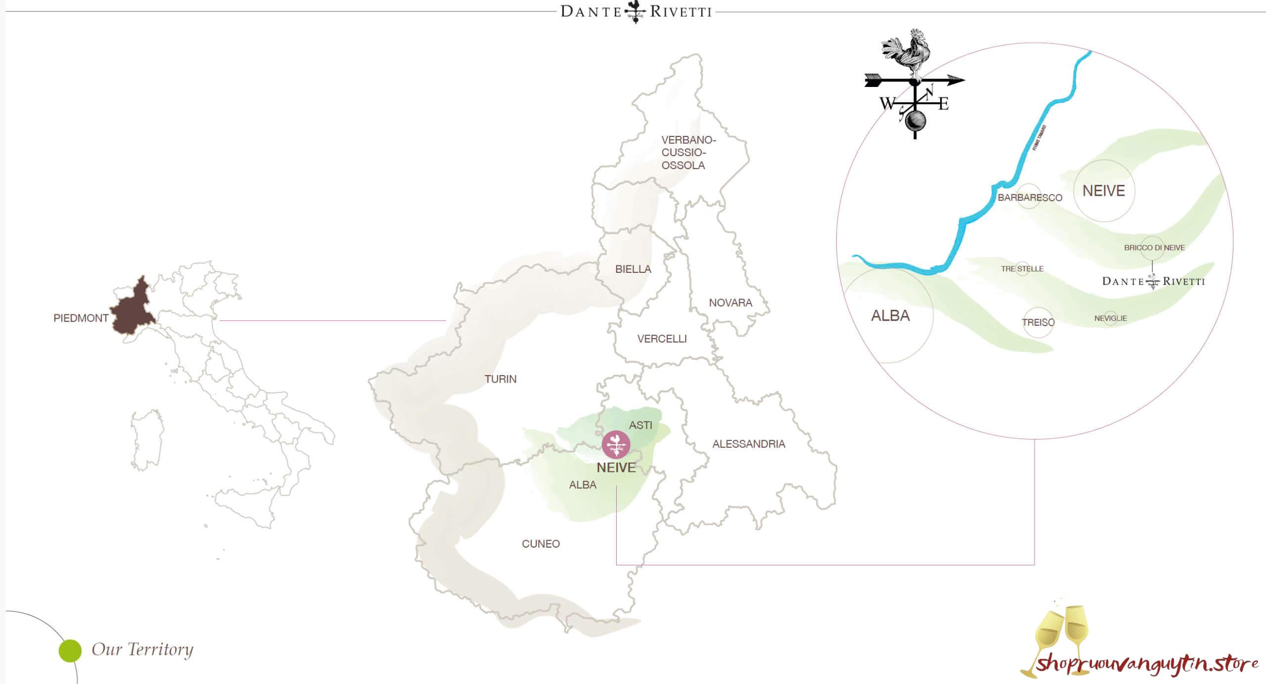 Rượu vang Ý Dante Rivetti