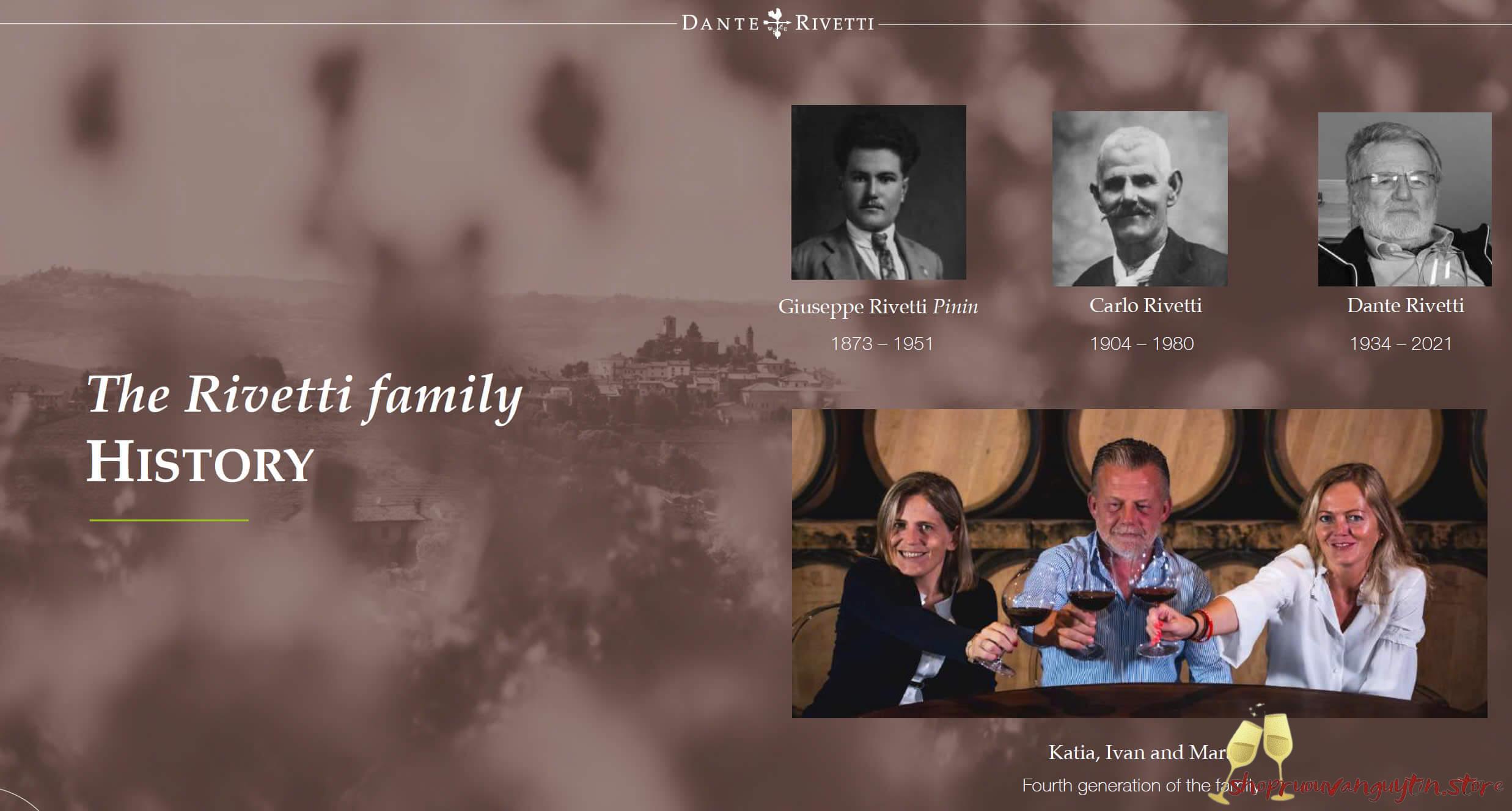 Rượu vang Ý Dante Rivetti