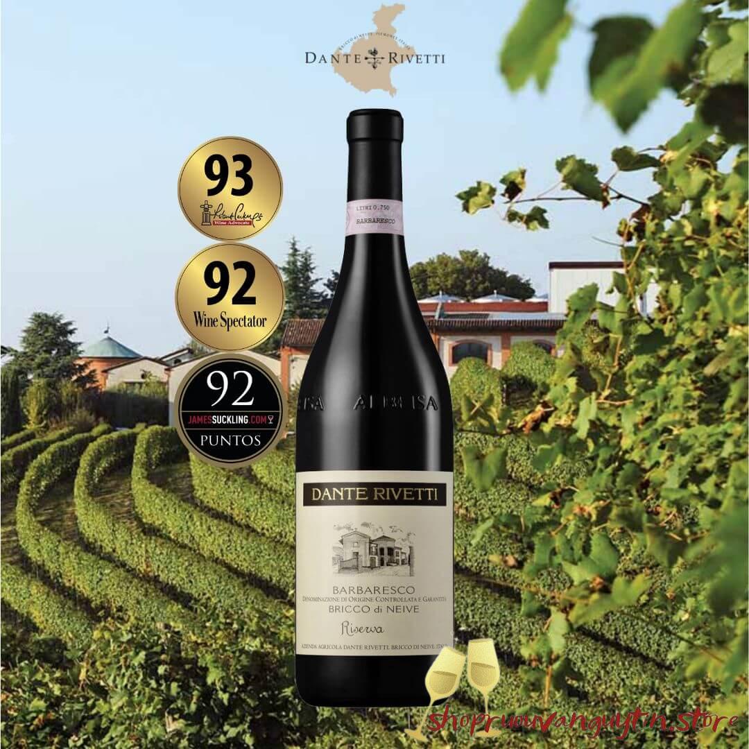 rượu vang Ý Dante Rivetti Barbaresco DOCG Riserva BRICCO DI NEIVE