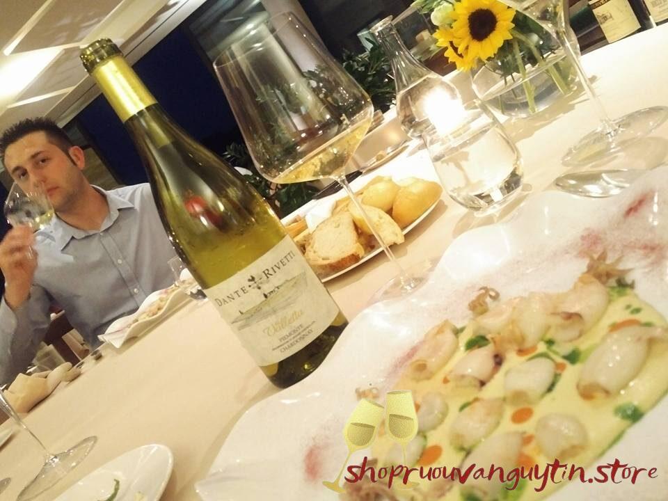 rượu vang Ý Dante Rivetti Chardonnay LA VALLETTA Piemonte DOC