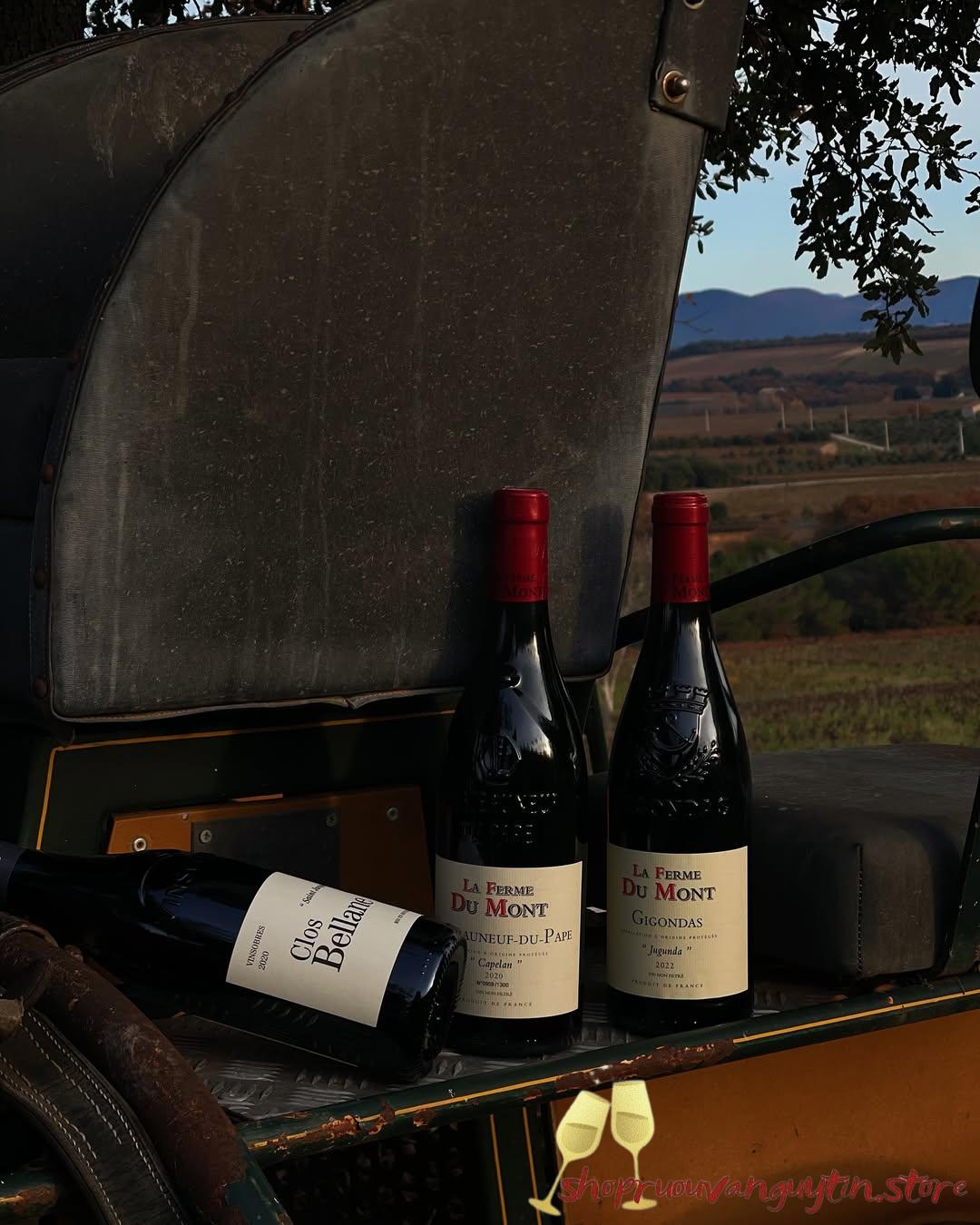 Rượu vang đỏ La Ferme du Mont Chateauneuf-du-Pape Capelan Rouge