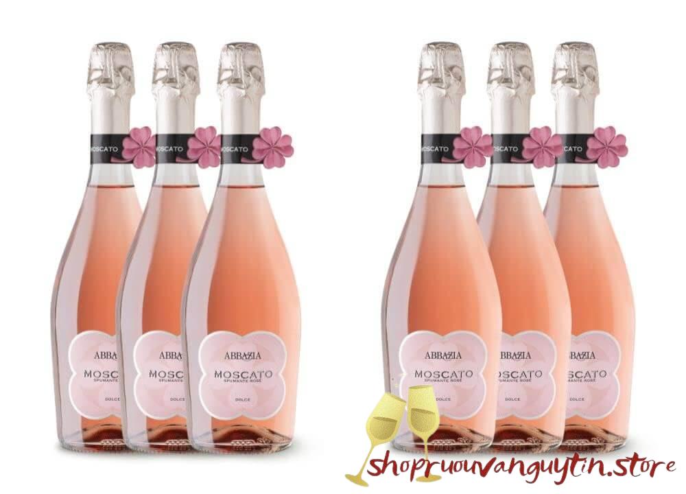 ABBAZIA MOSCATO SPUMANTE ROSÉ DOLCE (SWEET)
