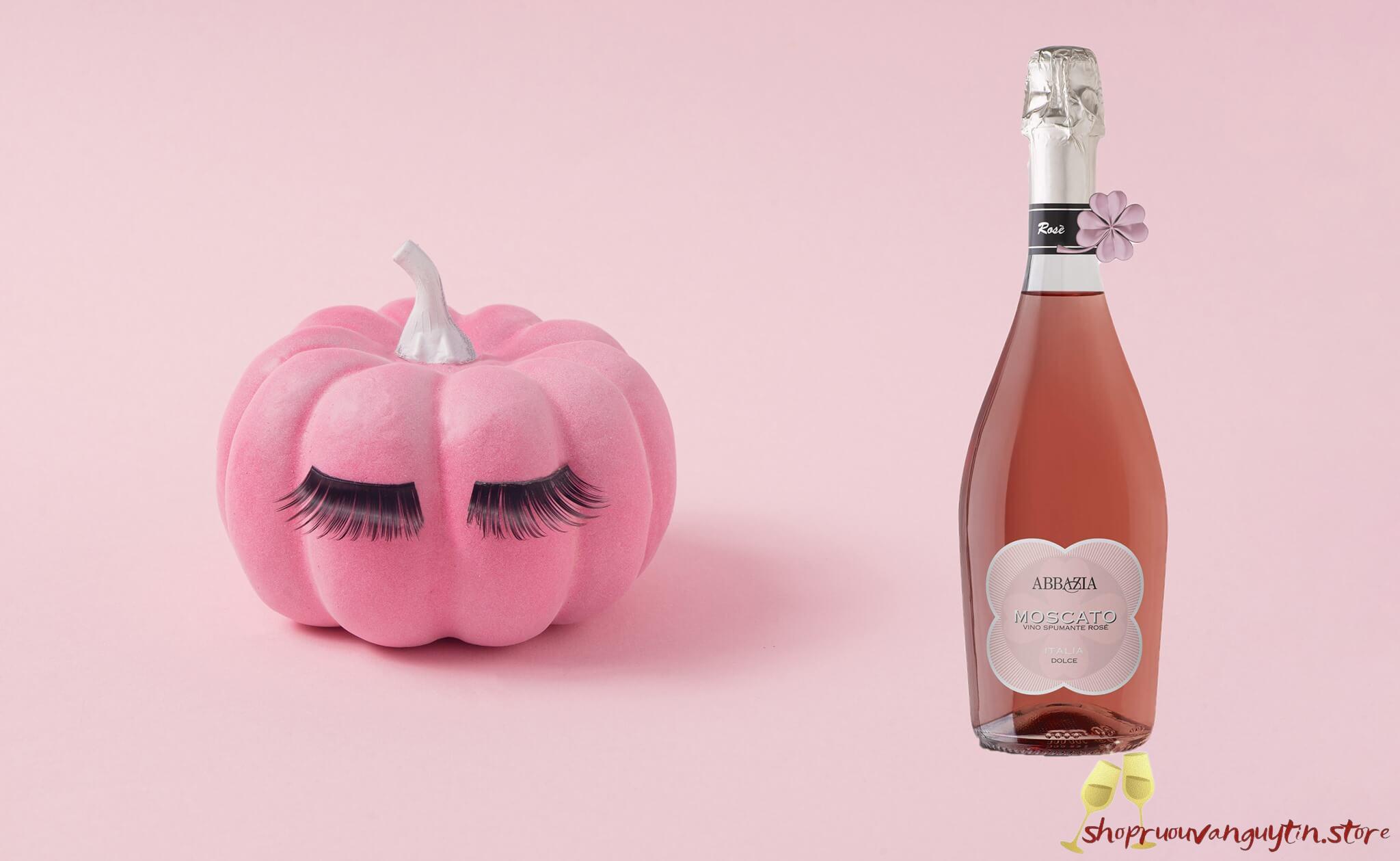 ABBAZIA MOSCATO SPUMANTE ROSÉ DOLCE (SWEET)