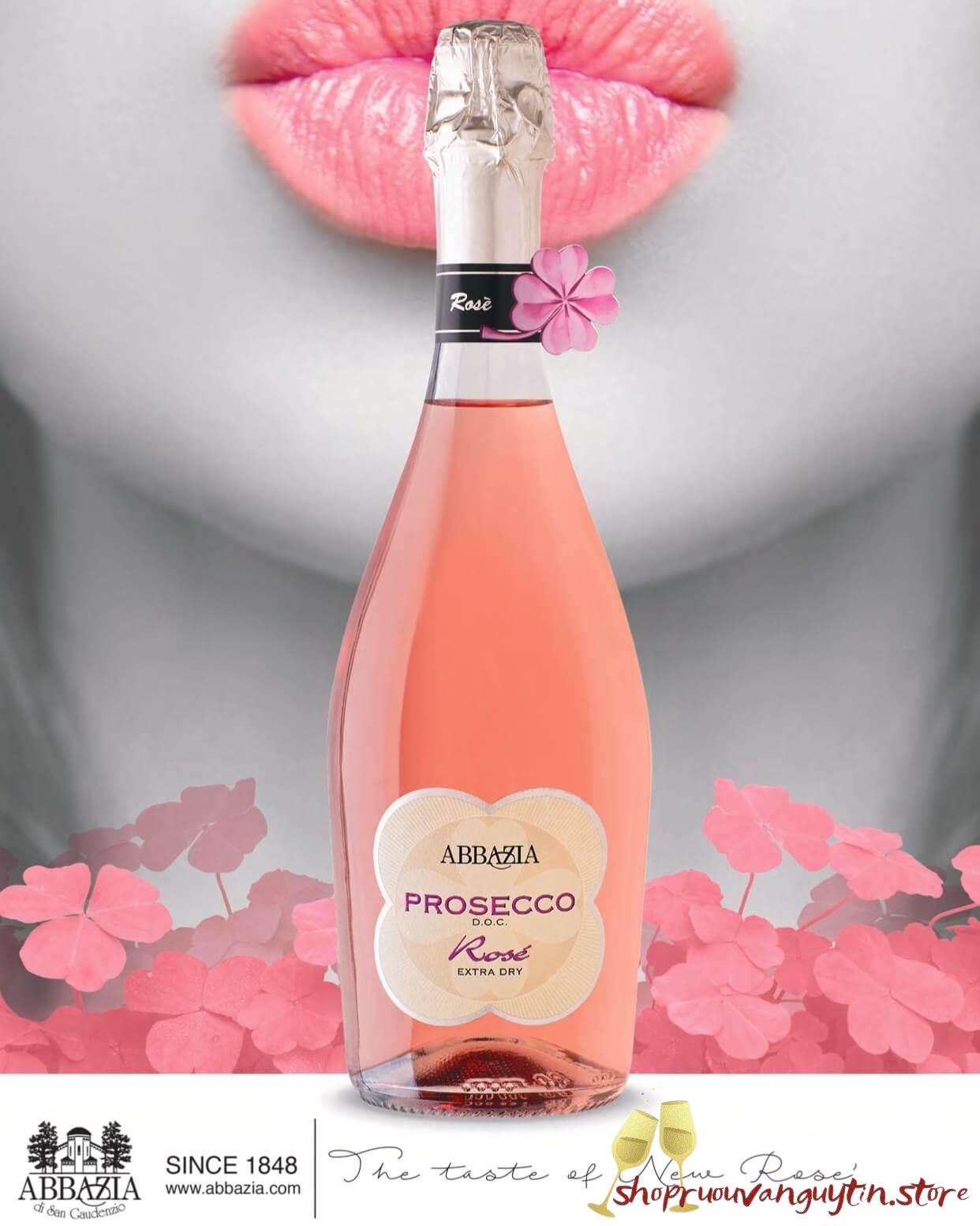 ABBAZIA MOSCATO SPUMANTE ROSÉ DOLCE (SWEET)