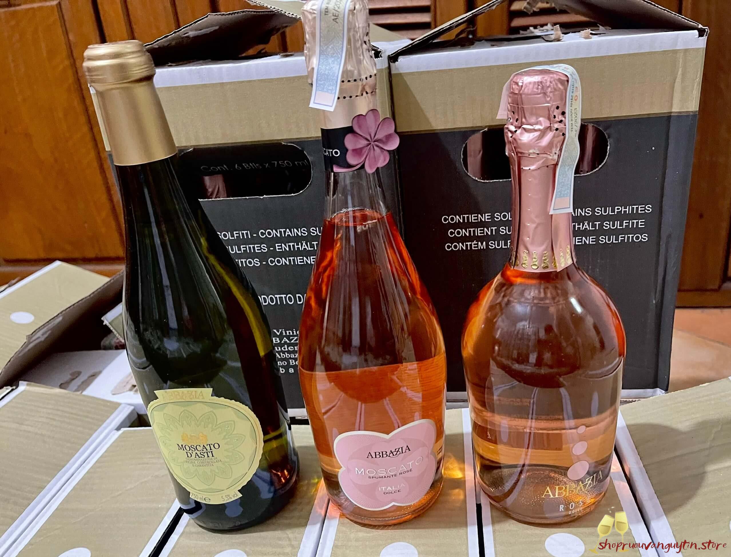 ABBAZIA MOSCATO SPUMANTE ROSÉ DOLCE (SWEET)