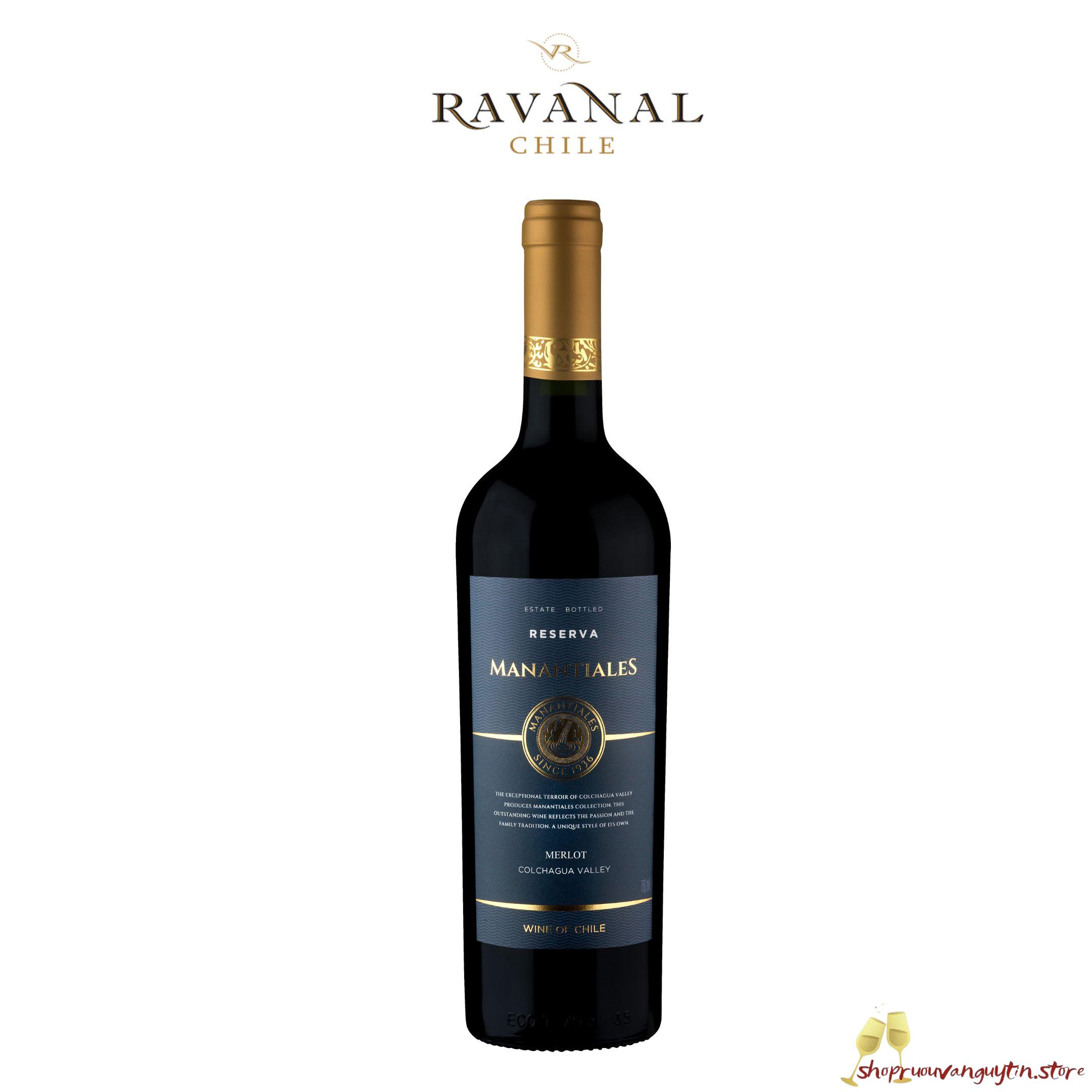 Rượu Vang Chile Manatiales Reserva Merlot