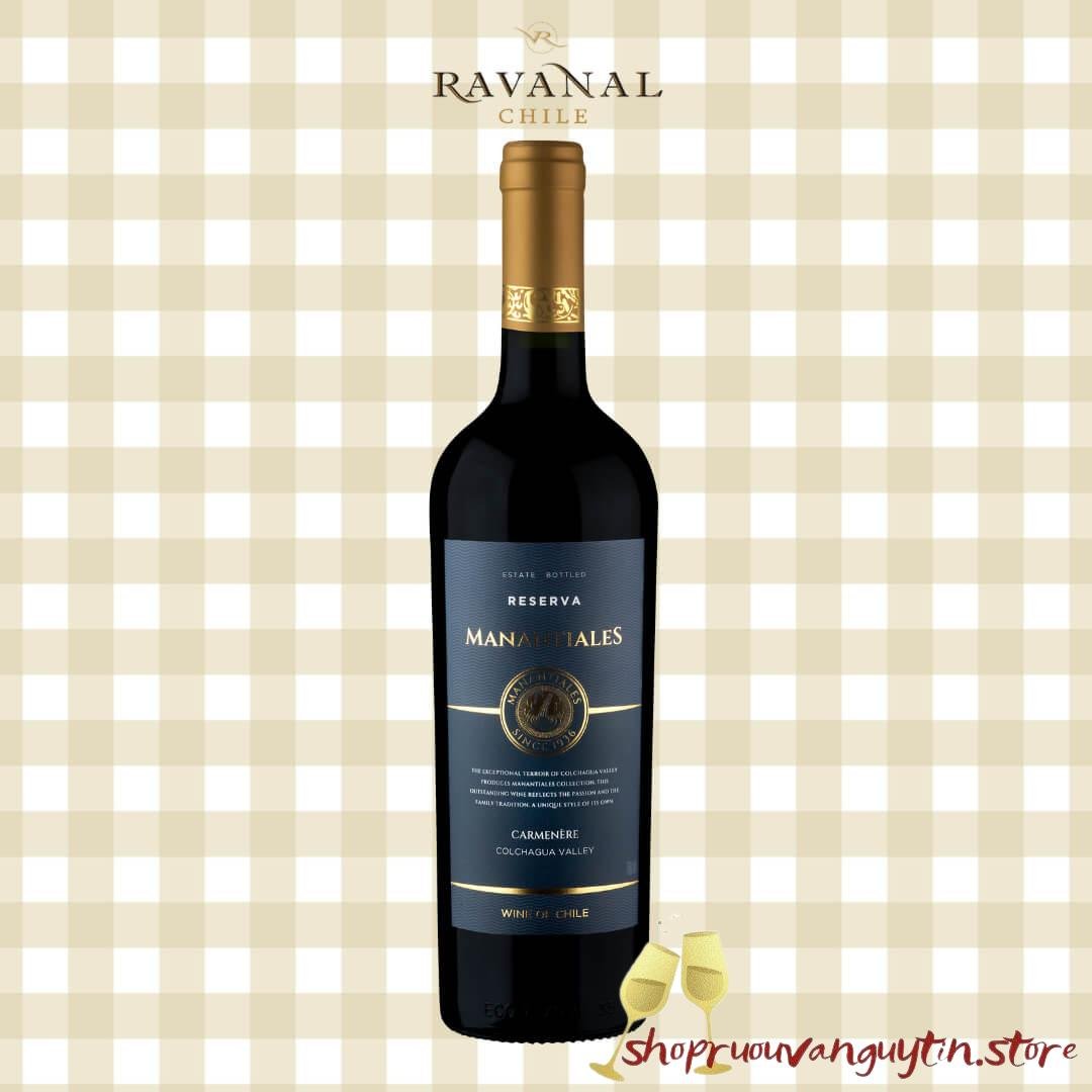 Rượu Vang Chile Manantiales Reserva Carmenere