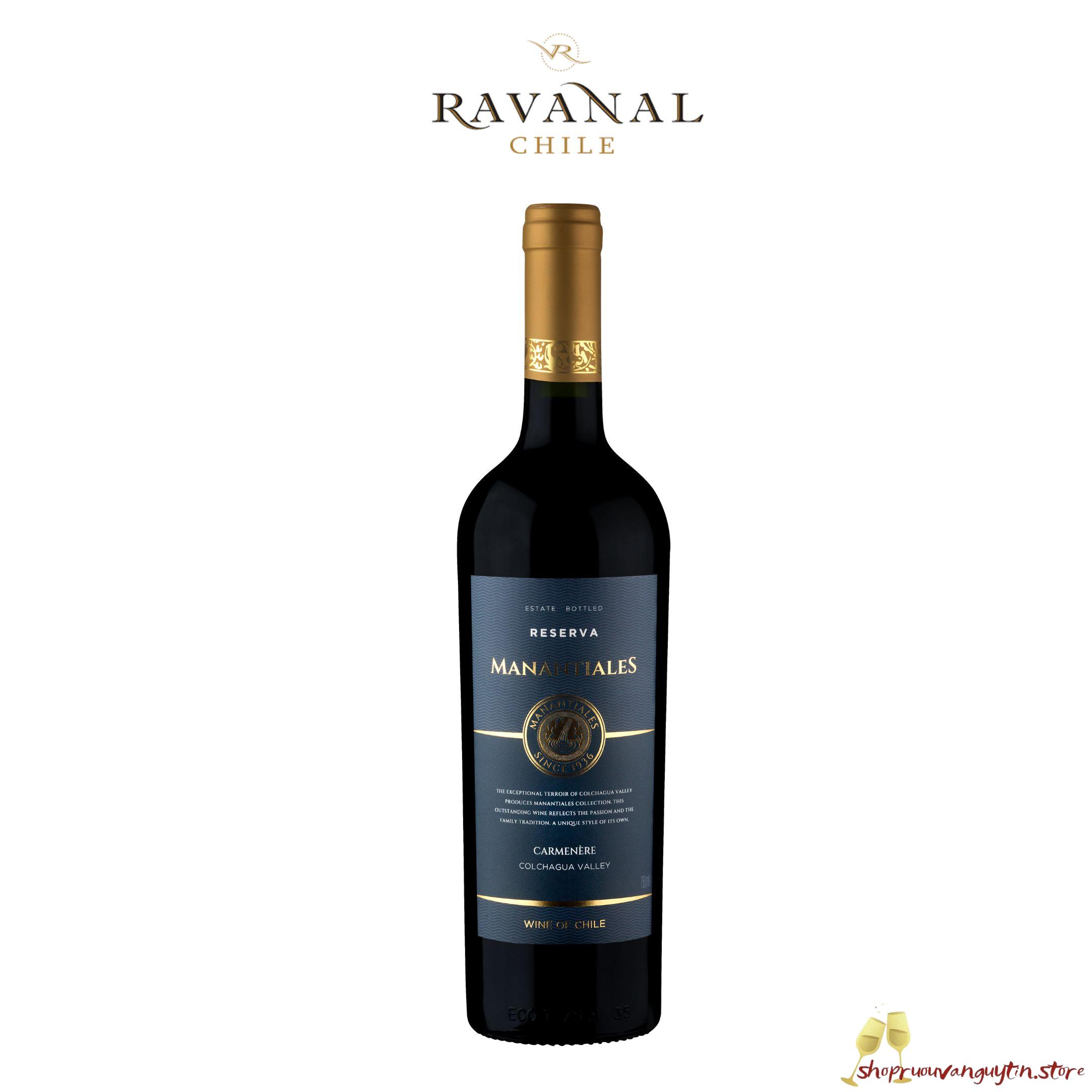 Rượu Vang Chile Manatiales Reserva Carmenere